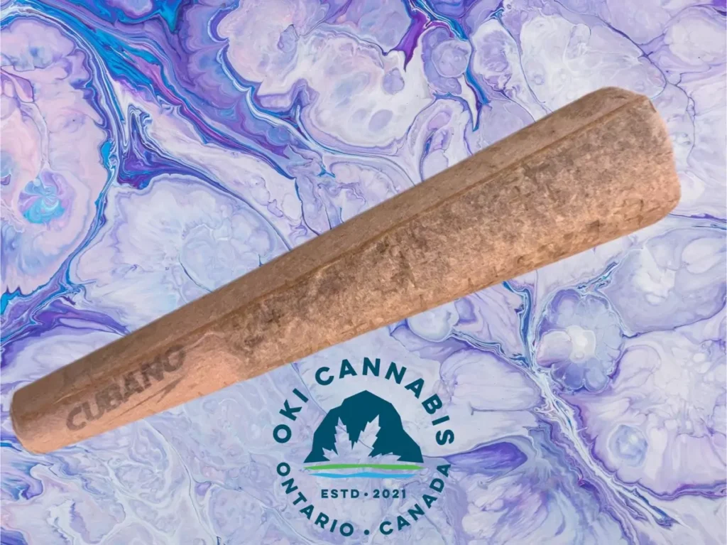 picture showing a perfect rolled joint by hand